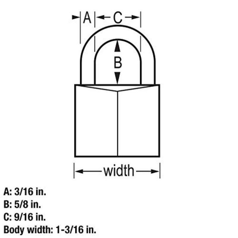Master Lock Black Outdoor Key Lock, Standard Weather Resistant Padlock with Cover, Keyed Alike Padlocks for Lockers, Fences, Sheds, or Other Equipment, 2 Pack, 131T - Image 5